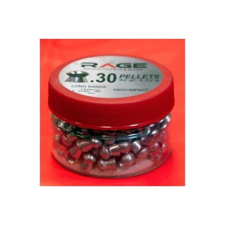 POSTAS CAL .30 DE 42 GRAINS  MARCA RAGE